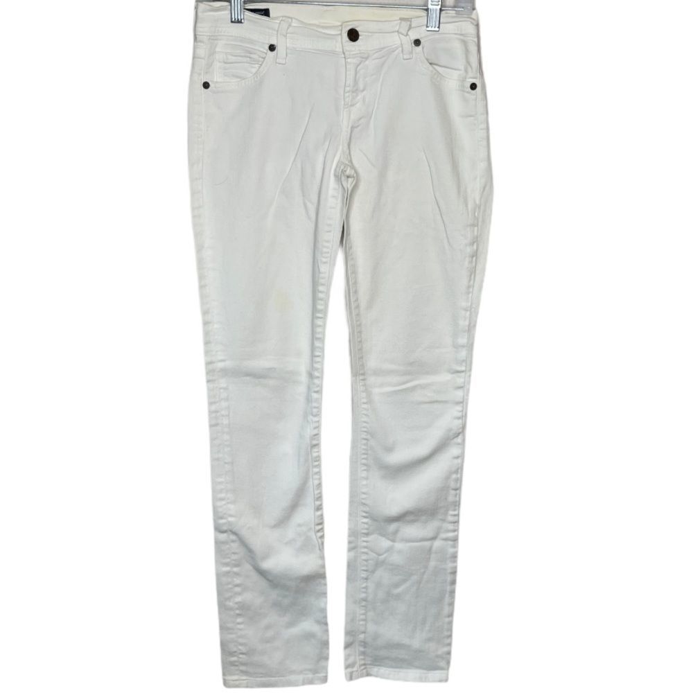 COH Ava Low Waist Straight‎ Leg Jeans White